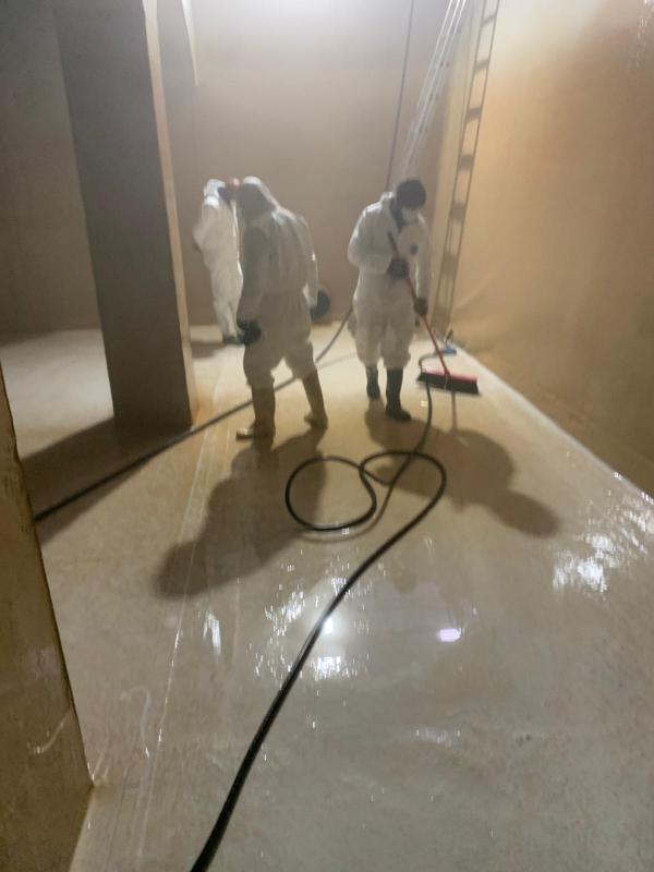 Guadix garantiza la salubridad de sus 11,5 millones de litros de agua almacenados tras completar la limpieza de toda la red de depósitos